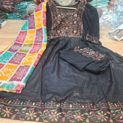 Unstichied new screen print cotton three piece